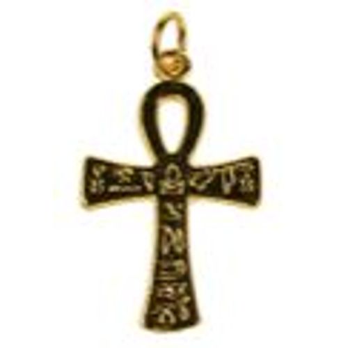 Pendentif Croix Ankh Doré