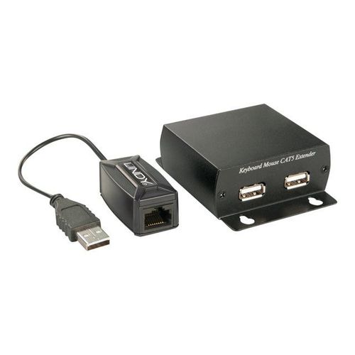 LINDY USB Keyboard and Mouse Extender - Câble de rallonge clavier / souris - USB - jusqu'à 300 km