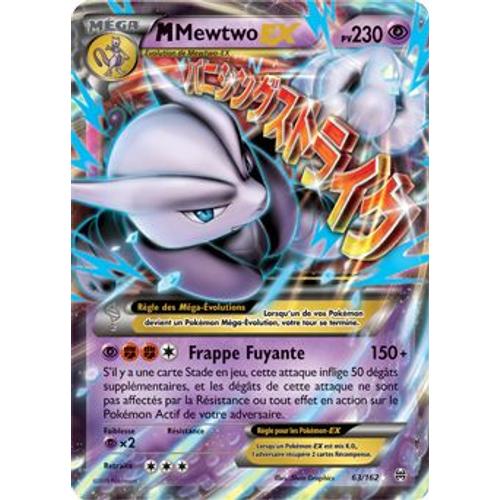 Carte Pokémon 63/162 M Mewtwo Ex 230 Pv [Xy - Impulsion Turbo] (Fr)