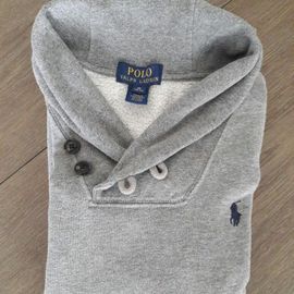 Sweat Shirt Ralph Lauren Coton 12 Ans Gris Moyen