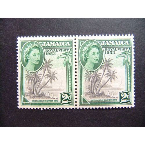 Jamaica 1953 Visita Real Isabel Ii Yvert N 161 ** Mnh