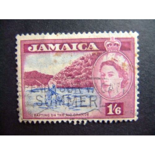 Jamaica 1956 Serie Courante Isabel Ii Yvert N 176 º Fu