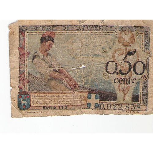 Billet France 0,50 Franc