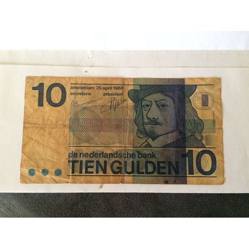 Pays-Bas 10 Gulden 1968