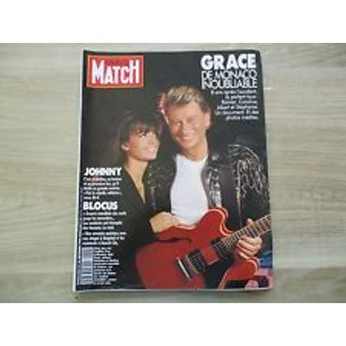 Affiche Paris Match Johnny Hallyday