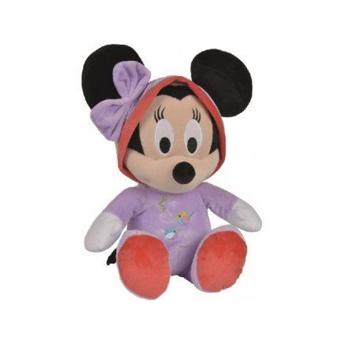 Peluche Minnie En Grenouillere / En Pyjama Violette 49 Cm - Nicotoy - Doudou Disney