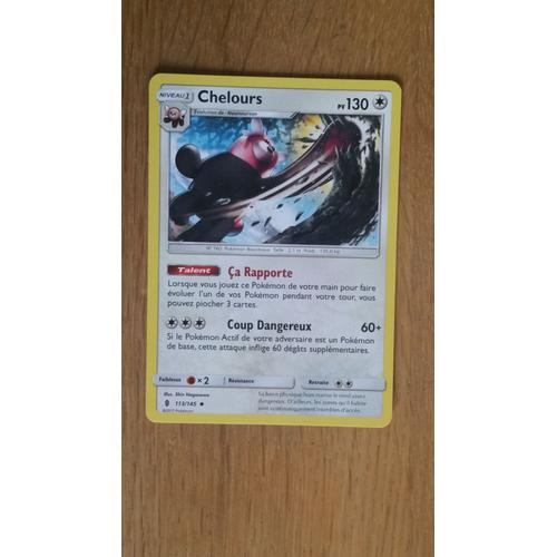 Pokémon - 113/145 - Chelours - Sl2 - Soleil Et Lune - Gardiens Ascendants - Peu Commune