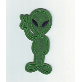Ecusson Patch Alien Ufo -- Thermocollant