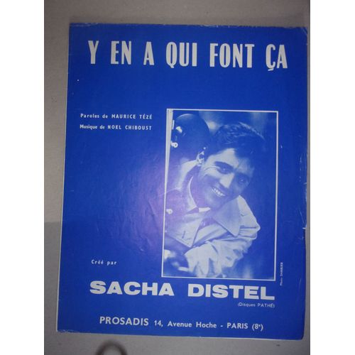 Y'en A Qui Ont Ça (Sacha Distel)