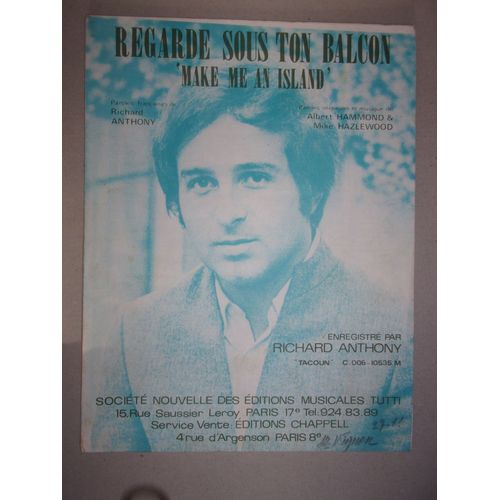 Regarde Sous Ton Balcon (Richard Anthony)