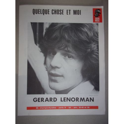 Quelque Chose Et Moi (Gérard Lenorman)