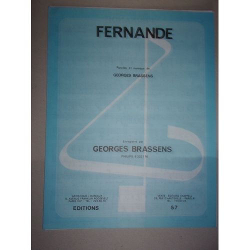 Fernande (Georges Brassens)