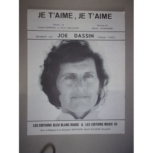 Je T'aime, Je T'aime (Joe Dassin)