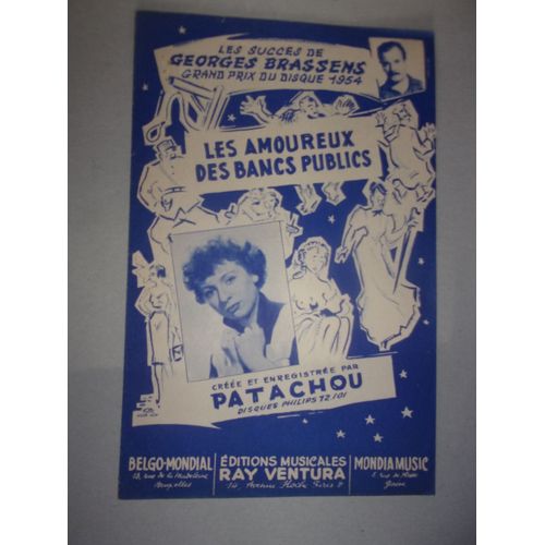 Les Amoureux Des Bancs Publics (Patachou Brassens)