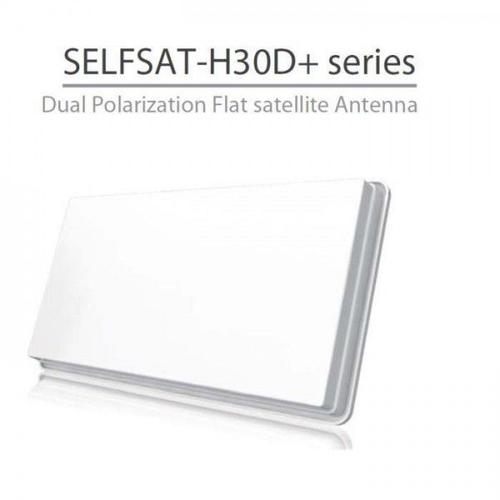 SELFSAT H30D+ Parabole satellite plate + Kit fixation Fenêtre