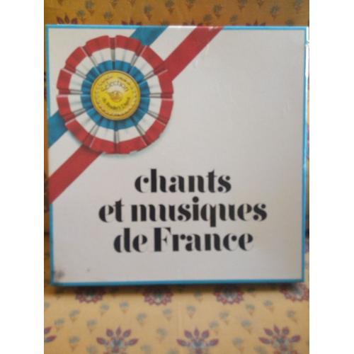 Coffret De Huit Disques 33 Tours " Chants Et Musiques De France "