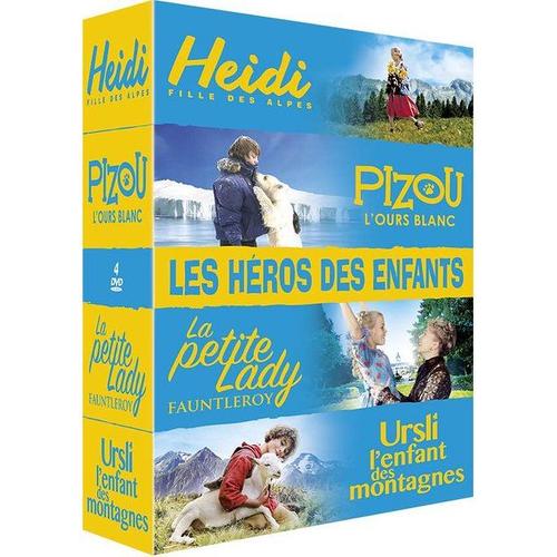 Aventure Et Nature En Famille : Heidi, Fille Des Alpes + Pizou, L'ours Blanc + Ursli, L'enfant Des Montagnes + La Petite Lady Fauntleroy