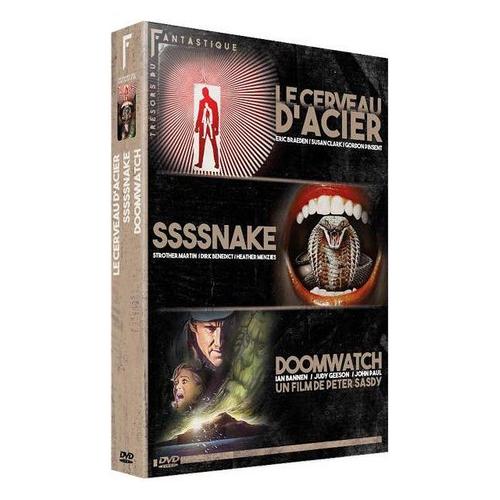 Trésors Du Fantastique Vol. 2 : Le Cerveau D'acier + Ssssnake + Doomwatch - Pack