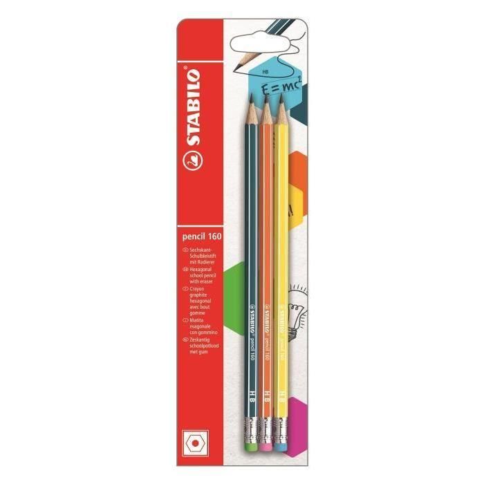  Crayon papier Evolution HB bout gomme blister de 8 - - crayons  à papier - Papeterie et autres produits pas cher - Neuf et Occasion