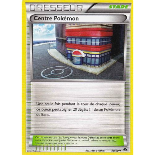 Centre Pokémon 90/99 - Noir Et Blanc : Destinées Futures - Carte Française Peu Commune