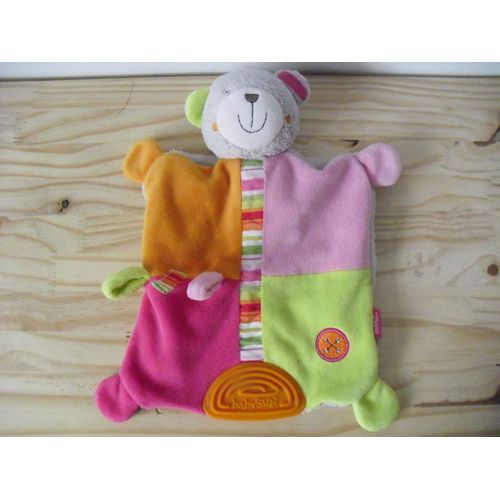 Doudou Plat Ours Anneau De Dentition Babysun