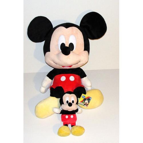 Mickey Grande Peluche Geante Et Son Doudou Mickey Disney Nicotoy