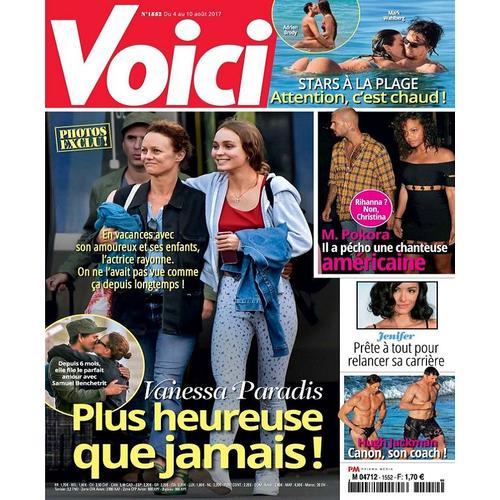 Voici N° 1552 - 4 Août 2017 - Vanessa Paradis M. Pokora Jenifer Hugh Jackman