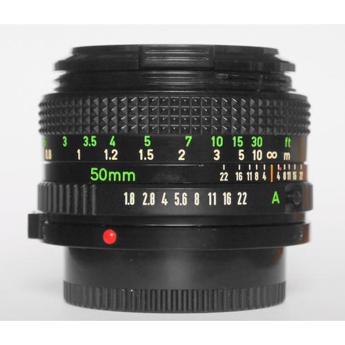Objectif Canon FD 50mm 1:1.8