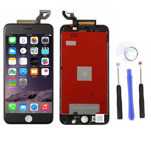Ecran Lcd Vitre Tactile Réparation Pour Iphone 6s Plus Noir + Outils De Montage