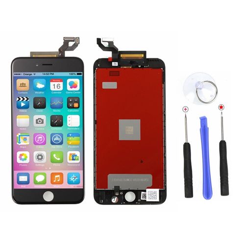 Neuf Ecran Lcd Vitre Tactile Réparation Remplacement Pour Iphone 6s Plus 5,5 Noir + Outils De Montage