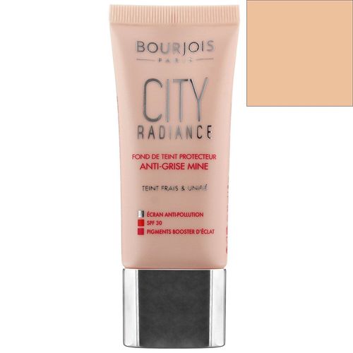 Bourjois Paris City Radiance Brightening Effect Skin Protecting Foundation - 02 Vanilla 