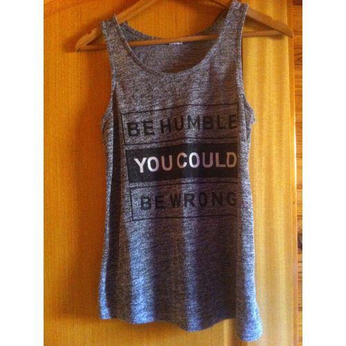 T-Shirt Pimkie Coton S Gris Foncé