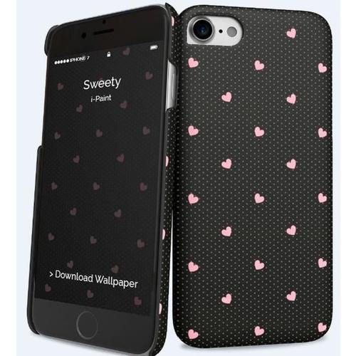I-Paint Coque Sweety Pour Iphone 7 - Noir