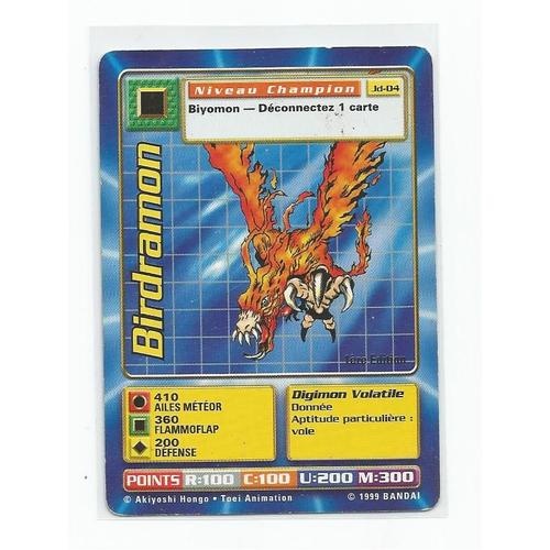 Digimon - Birdramon Jd-04 - 1ère Edition - Vf