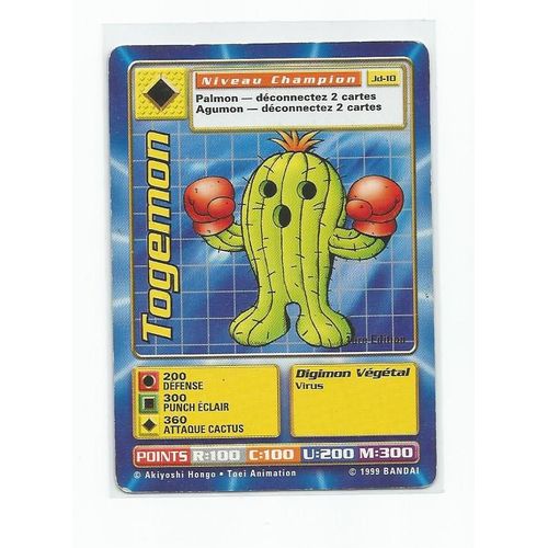 Togemon - Carte Digimon 1ère Édition
