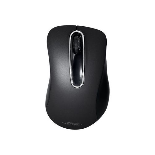 Suza Advance Shape 3D - Souris - optique - 3 boutons - sans fil - 2.4 GHz - récepteur sans fil USB - noir