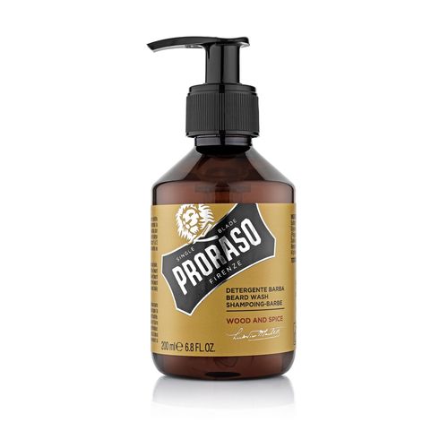 Proraso, Shampoing Pour Barbe Wood And Spice 200ml, Homme 