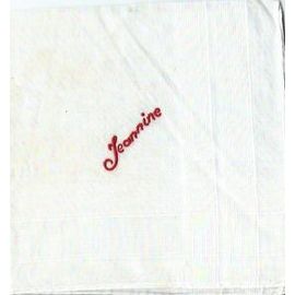 Mouchoir Brodé Jeannine