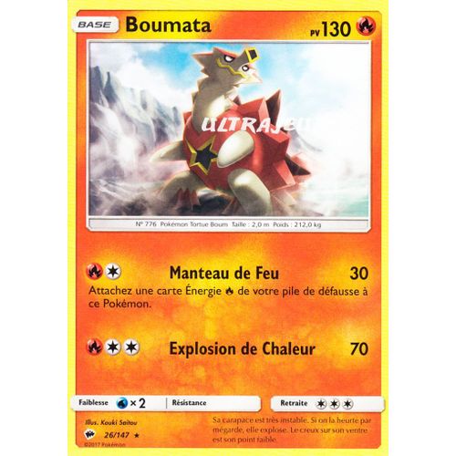 Pokémon - 26/178 - Boumata - Sl3 - Soleil Et Lune - Ombres Ardentes - Rare