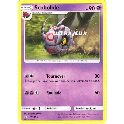 Pokémon - 57/178 - Scobolide - Sl3 - Soleil Et Lune - Ombres Ardentes - Peu Commune