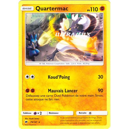 Pokémon - 79/178 - Quartermac - Sl3 - Soleil Et Lune - Ombres Ardentes - Rare