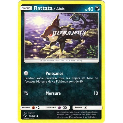 Pokémon - 81-R/178 - Rattata D'alola - Reverse