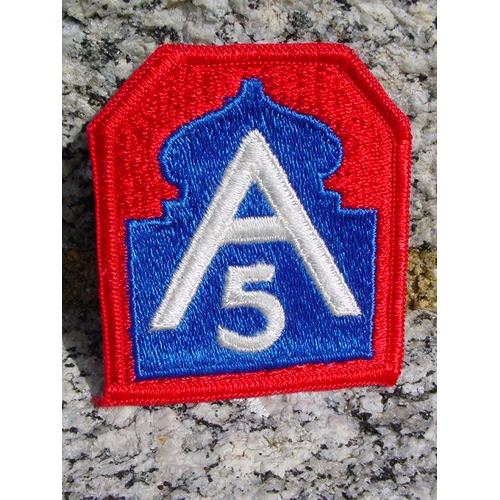 Patch Us Army Original 5th Infantry Division Cut Edge 1950