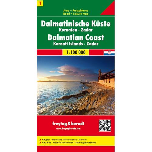 Iles Dalmates + Info Nautiques 1. - 100 000