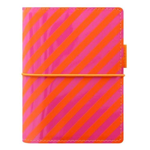 Filofax Domino Patent Pocket Orangepink