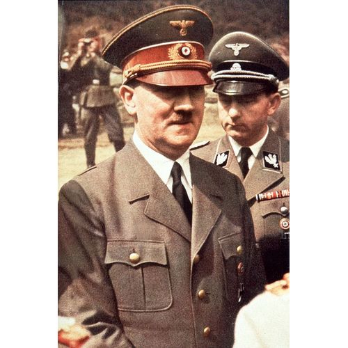 Ww2 - Adolf Hitler Et Heinrich Muller, Chef De La Gestapo Sur Le Front De L'est