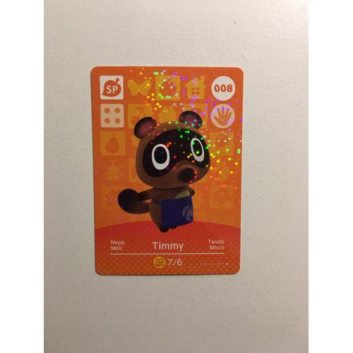 Carte Amiibo Rare Animal Crossing (Happy Home Designer & Welcome Amiibo) Série 1 N°8 : Méli