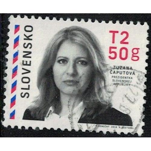 Slovaquie 2019 Oblitéré Used Présidente De La République Sslovaque Zuzana Caputova Y&t Sk 769 Su