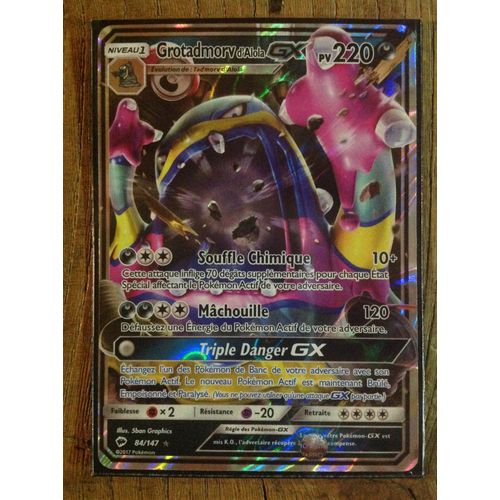 Grotadmorv D'alola Gx 84/147 Soleil Et Lune Ombres Ardentes