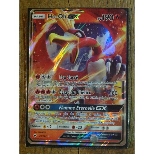 Ho-Oh Gx 21/147 Soleil Et Lune Ombres Ardentes